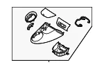 Upper Console - Kia (84650-B2220AHV) - view 3
