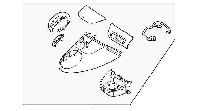 Upper Console - Kia (84650-B2615AHV)