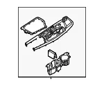 Console Panel - Kia (84650-CV010WK) - view 3