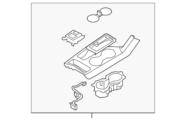 Upper Console - Kia (84650-D9900GBU)