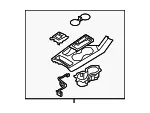 Upper Console - Kia (84650-D9900GBU) - view 3