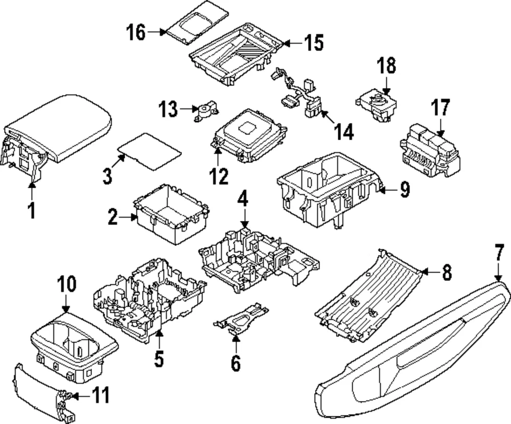Tray - Kia (84651-DO010DFS)