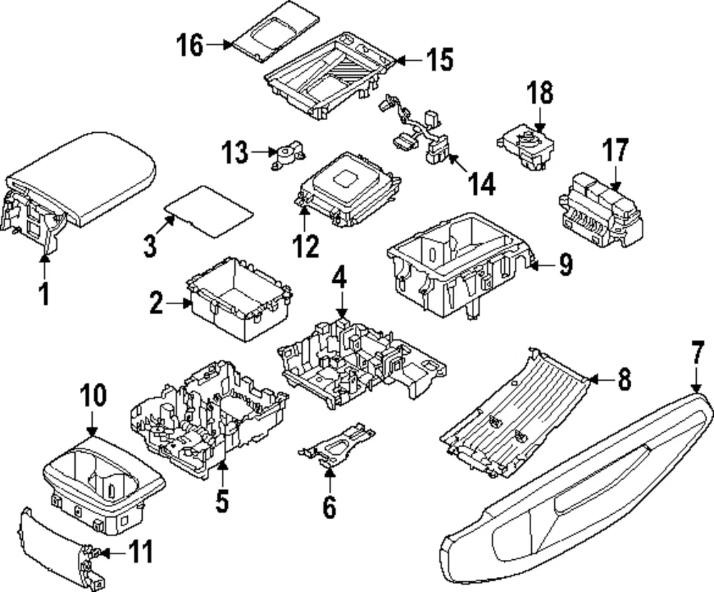 Tray - Kia (84651-DO030CRN)