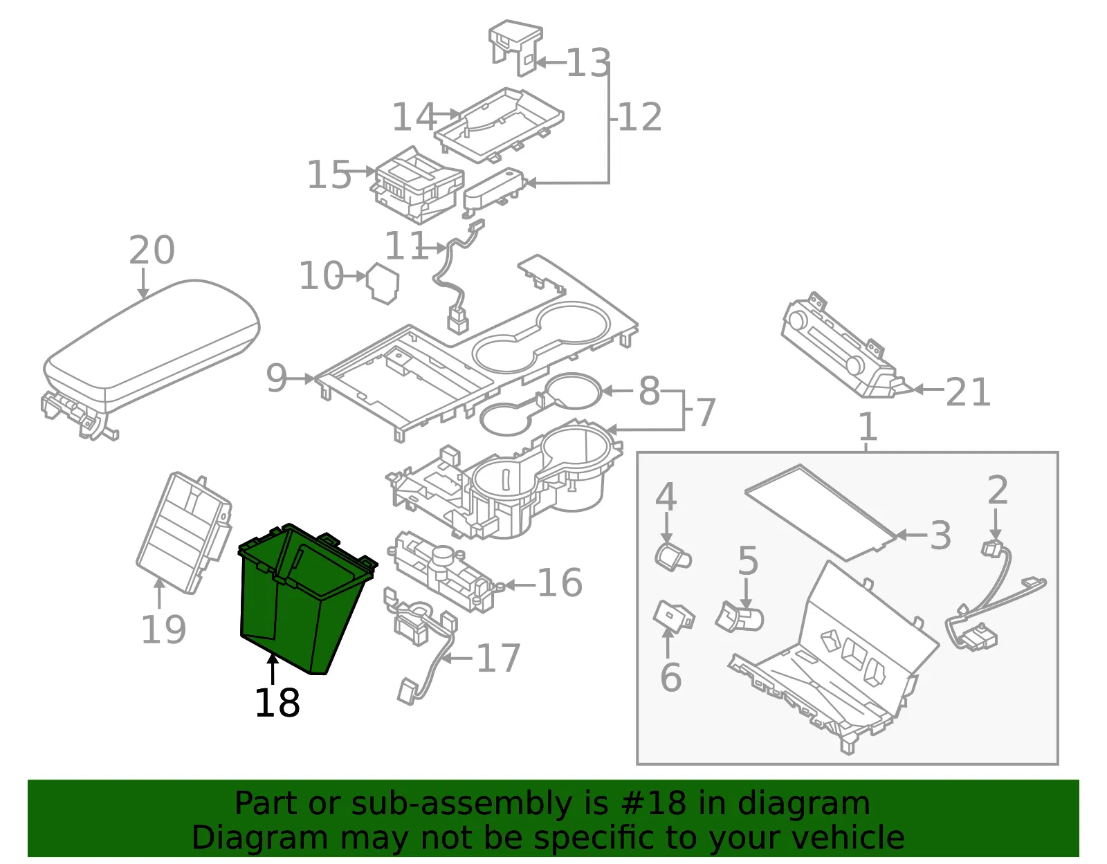 Tray - Kia (84652-L3100) - view 2