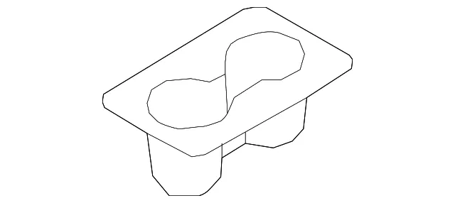 Cup Holder - Kia (84653-3W030) - view 2