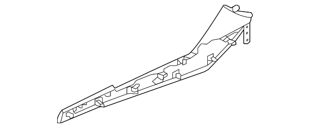 Upper Trim Panel - Passenger Side (RH) - Kia (84658-3T400AYK)