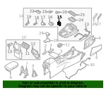 Upper Console Cover - Kia (84658-Q5000) - view 4