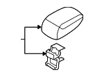 Armrest Assembly - Kia (84660-2F800FDM) - view 3