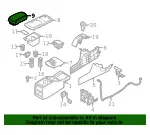 Armrest - Kia (84660-3F105VA) - view 4