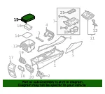 Armrest - Kia (84660-C6250WK) - view 4