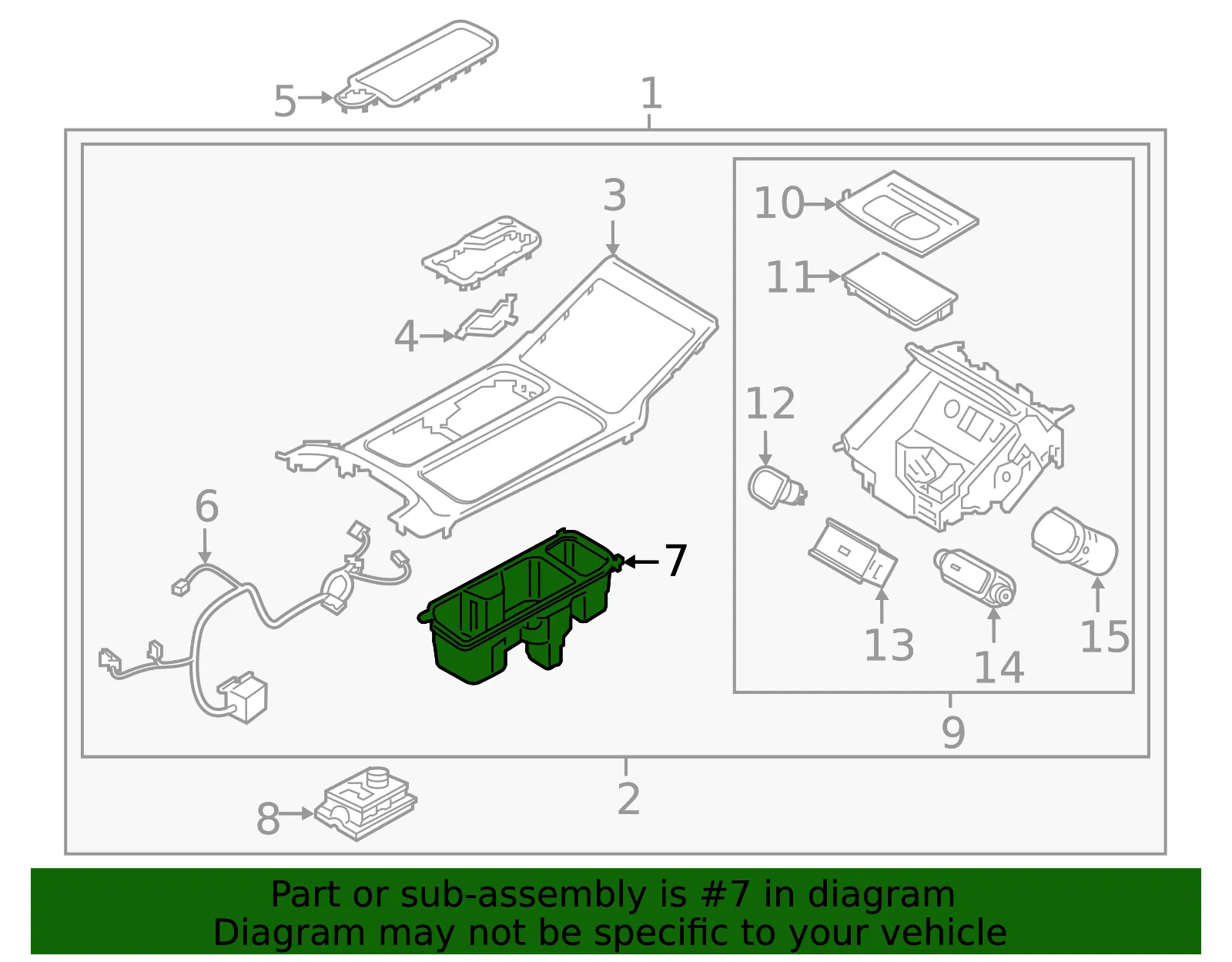 Cup Holder - Kia (84670-S9000) - view 2