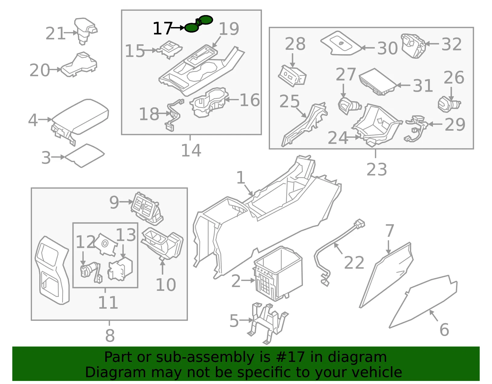 Cup Holder Insert - Kia (84674-D9000) - view 2