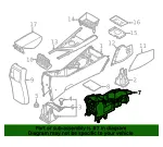 Storage Compartment - Kia (84680-AT000) - view 4