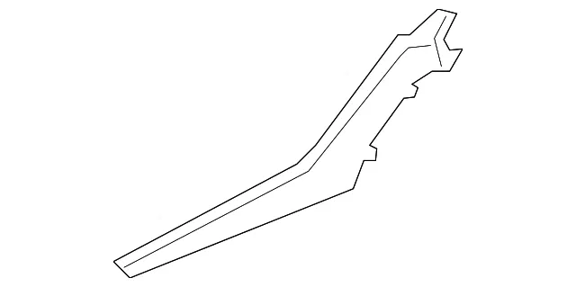 Side Trim - Passenger Side (RH) - Kia (84680-D5000BGH)