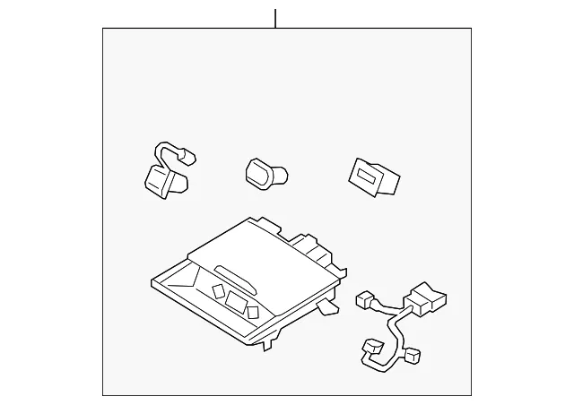 Storage Compartment - Kia (84680-J5000)