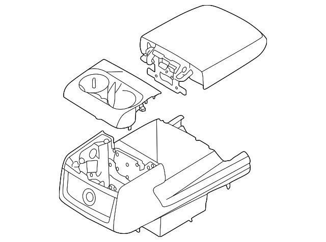 Armrest Assembly - Kia (84680-R0000B7F)