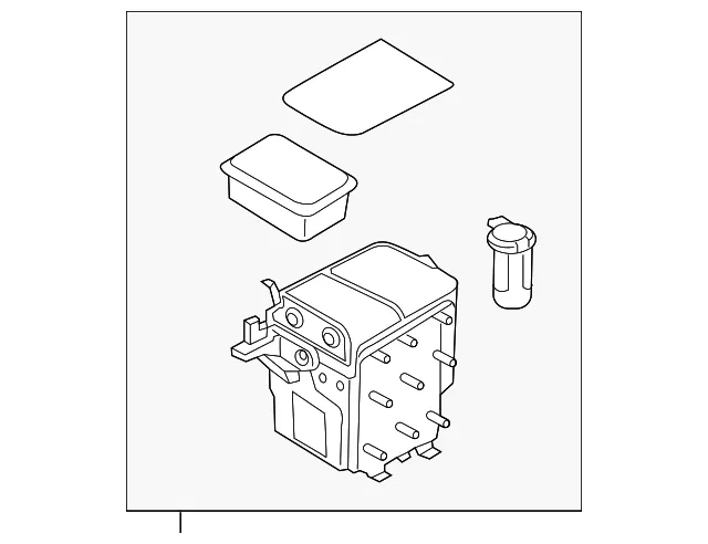 Storage Compartment - Kia (84680-S9000)