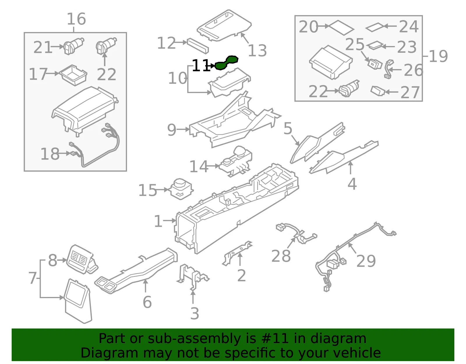 Cup Holder Mat - Kia (84684-J6100) - view 2