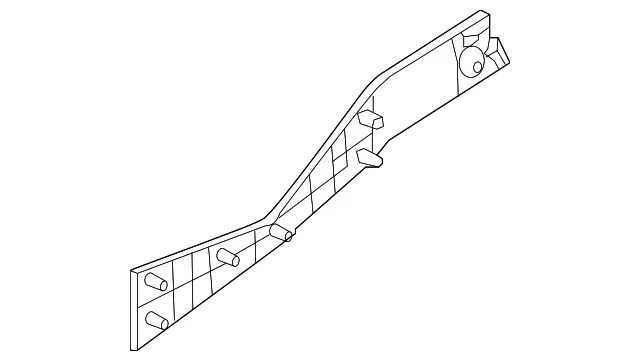 Lower Trim Panel - Passenger Side (RH) - Kia (84685-3T000WK)