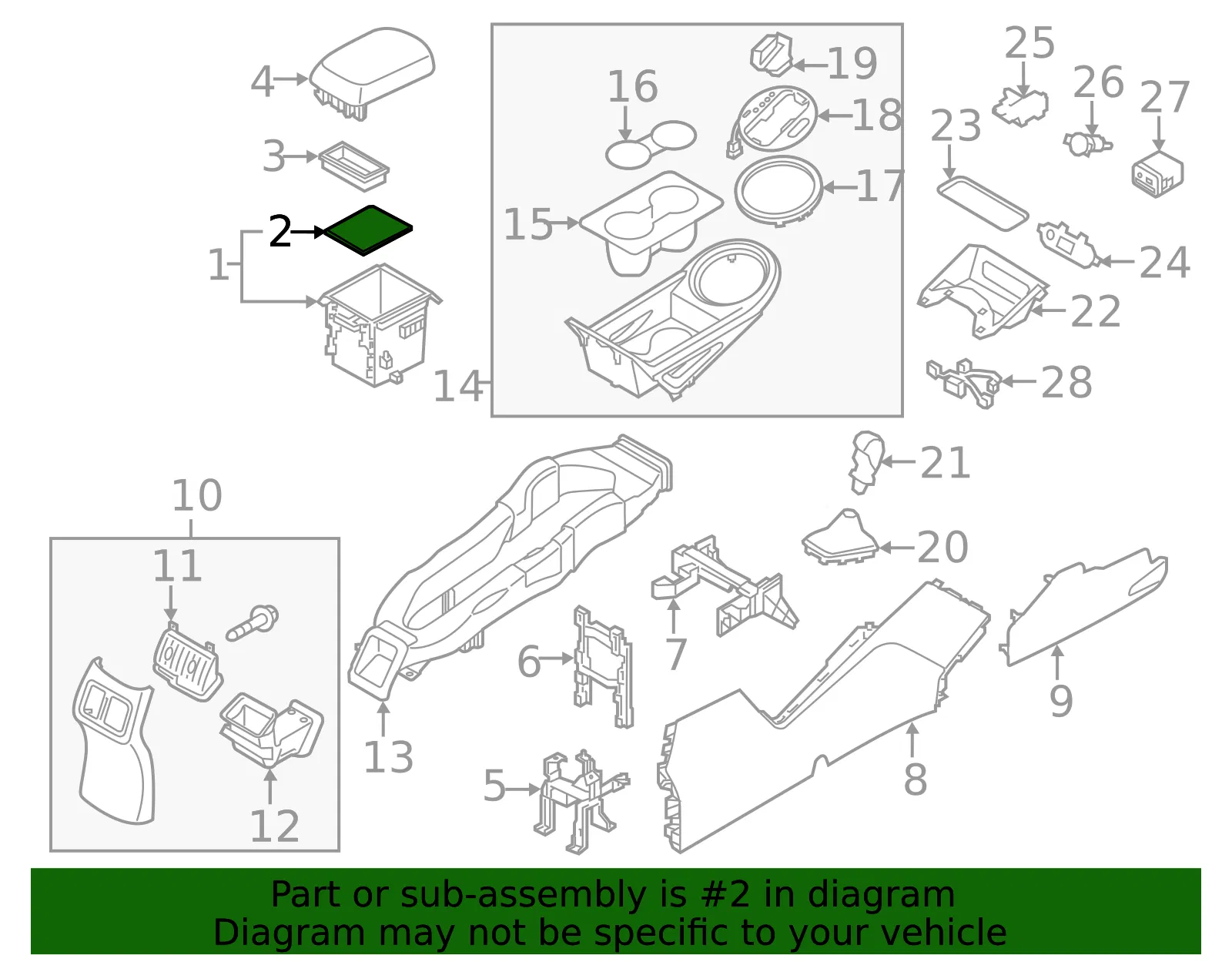 Mat - Kia (84685-3WBA0) - view 2