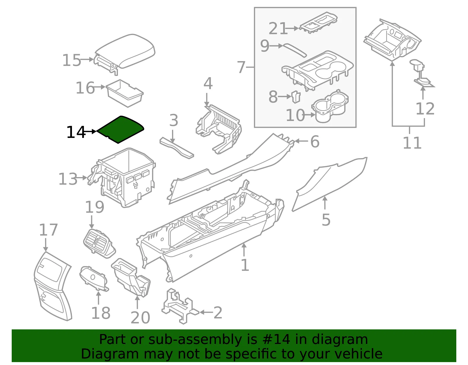 Storage Box Mat - Kia (84685-C6000) - view 2