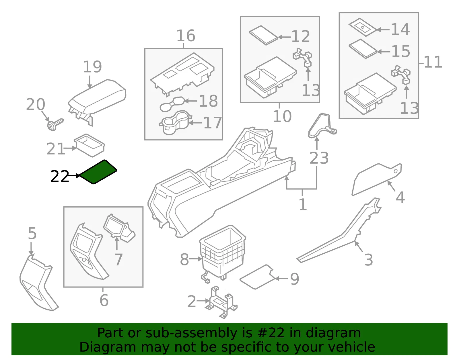 Storage Box Mat - Kia (84685-D5000) - view 2