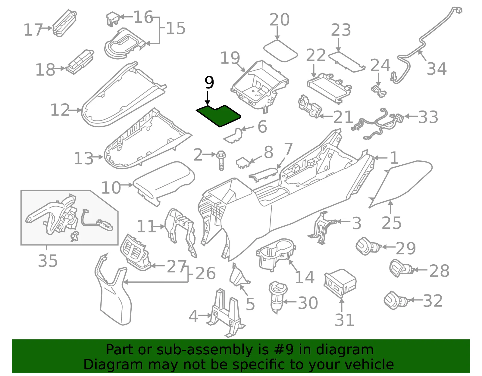 Mat - Kia (84685-M7100) - view 2