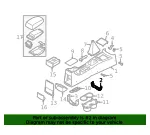 Console Assembly Front Bracket - Kia (84686-2F000) - view 4
