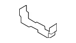 Console Assembly Front Bracket - Kia (84686-2F100) - view 3