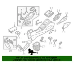Console Base Rear Bracket - Kia (84690-A7000) - view 4