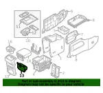 Storage Compartment - Kia (84690-A9100DAA) - view 4