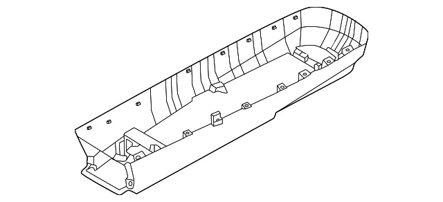 Console Base - Kia (84697-CV000WK)