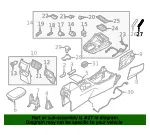 Console Trim Panel - Kia (84697-Q5100QA1) - view 4