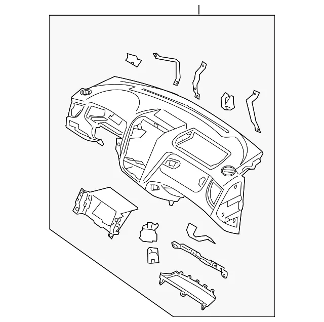 Instrument Panel - Kia (84710-1F050WK)