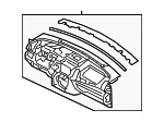 Instrument Panel - Kia (84710-2P005VA) - view 3