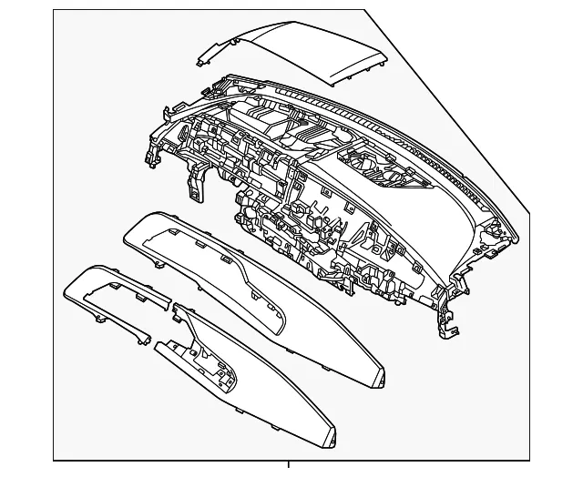 Instrument Panel - Kia (84710-CV070CVE)