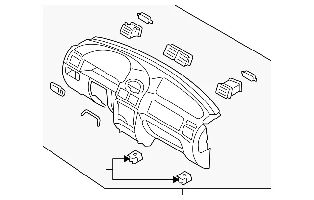 Instrument Panel - Kia (84710-FD20008)