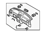 Instrument Panel - Kia (84710-FD20008) - view 3