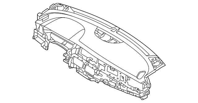 Instrument Panel - Kia (84710-G5AA0WK)