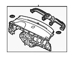 Instrument Panel - Kia (84710-H9301WK) - view 3