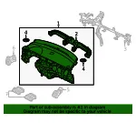 Instrument Panel - Kia (84710-H9301WK) - view 4