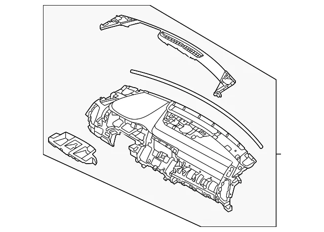 Instrument Panel - Kia (84710-P2000WK)