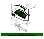 Instrument Panel - Kia (84710-P2000WK) - view 4