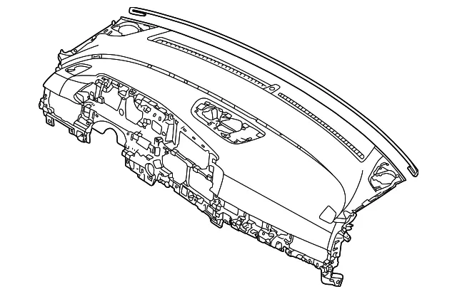Instrument Panel - Kia (84710-R0010OFB)