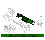 Trim Panel - Kia (84730-1W100DCM) - view 4