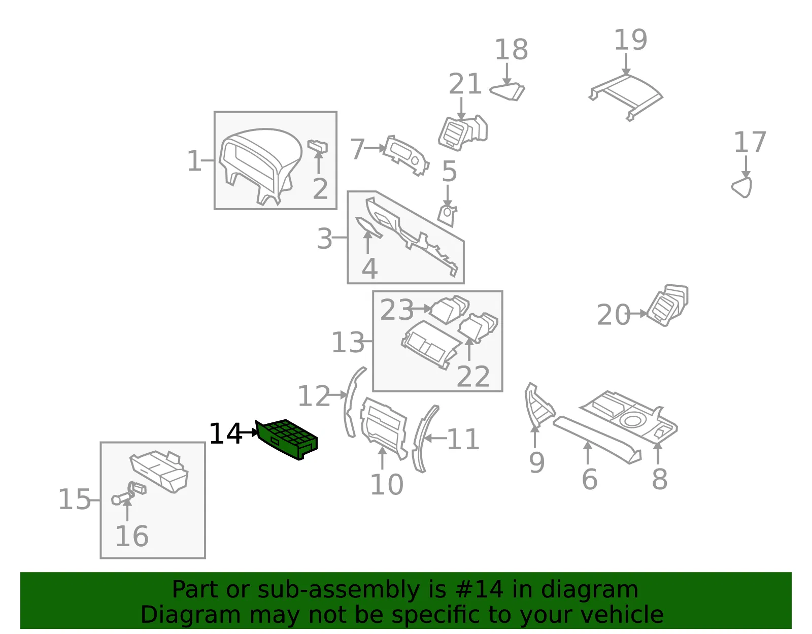 Utility Tray - Kia (84730-2J000WK) - view 2