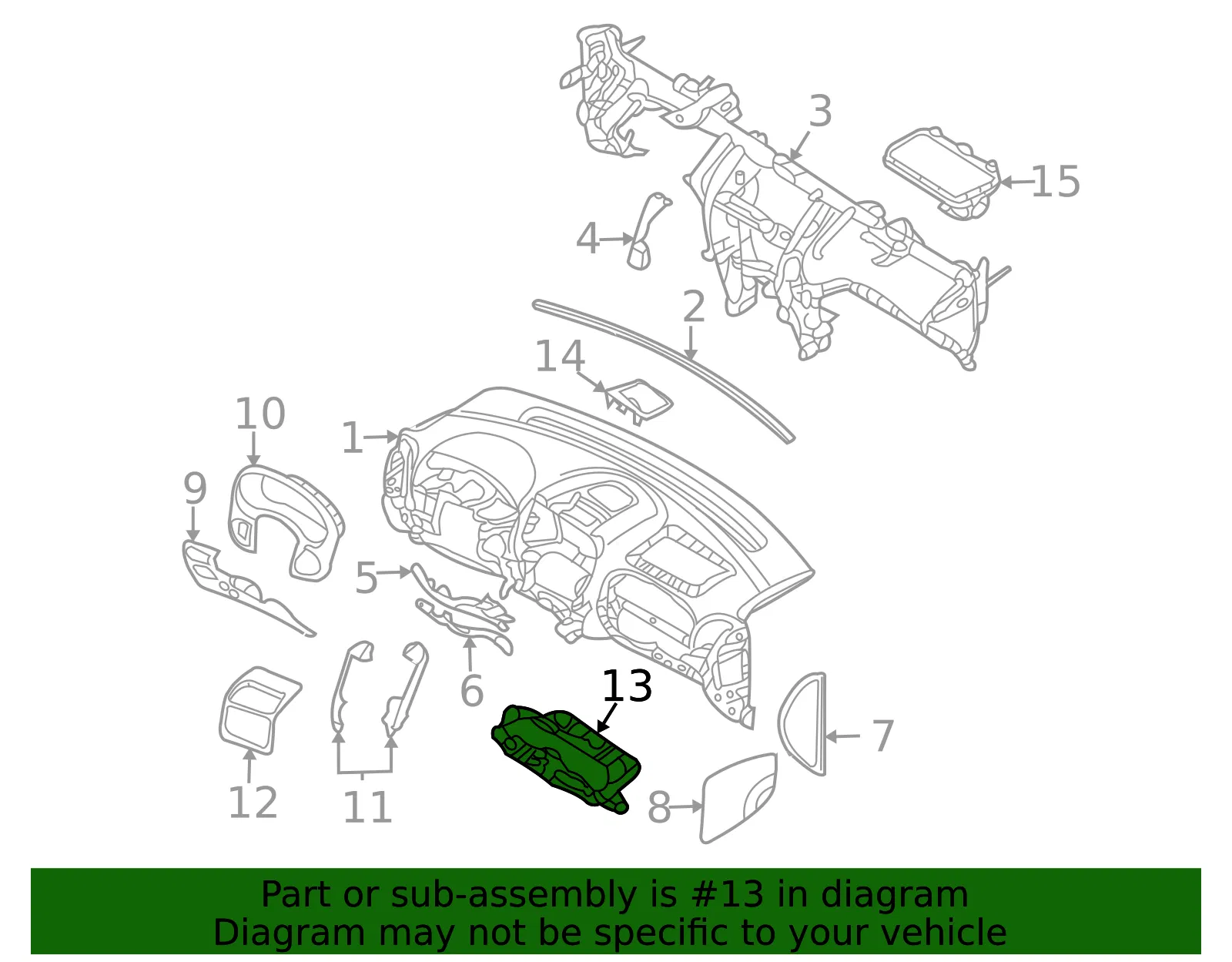 Tray - Kia (84730-4D301VA) - view 2