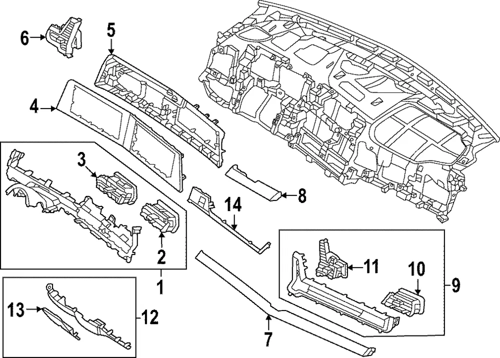 Trim Plate - Kia (84745-DW000)