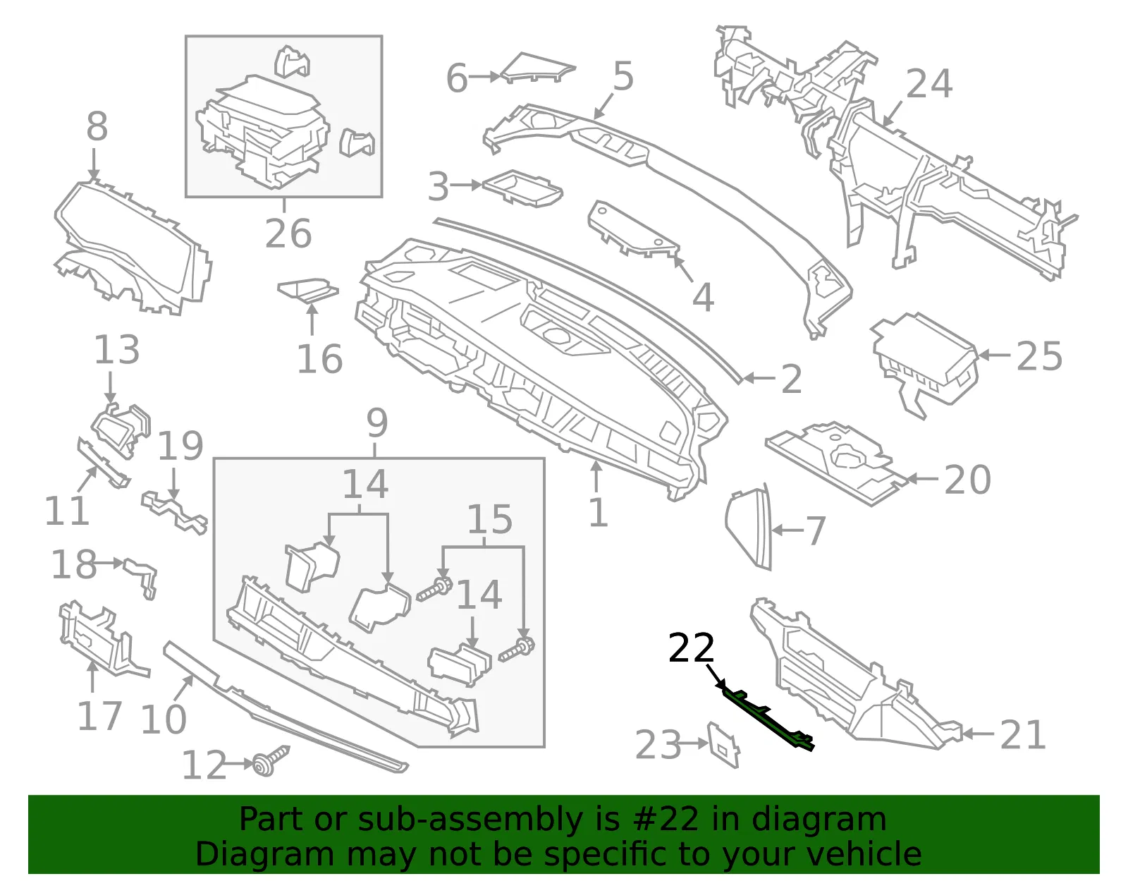 Trim Panel - Kia (84745-F6000) - view 2