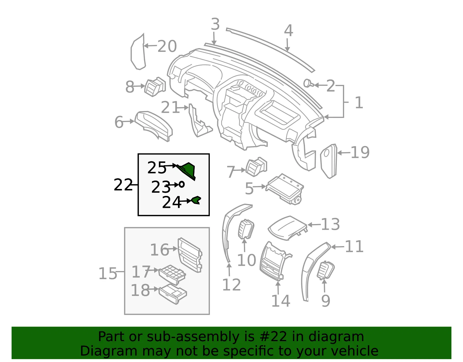 Lower Trim Panel - Kia (84750-3E510FC) - view 2